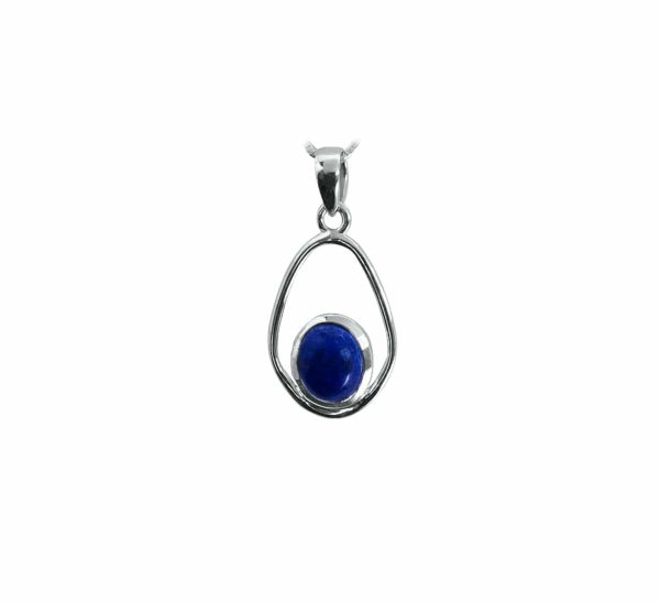 Cavendish Road Necklace Lapis Detail Silver Cavendish Road Necklace Set - Lapis Lazuli in Silver