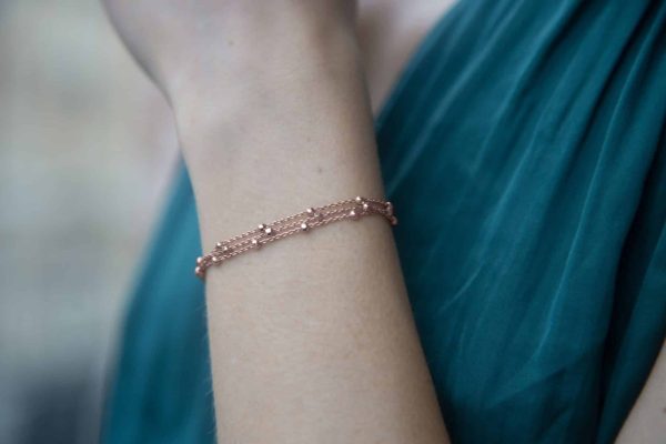 The Strand Bracelet - Rose Gold Vermeil