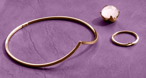 Primrose Collection Main Page 2 Primrose Hill Bangle - Rose Gold Vermeil