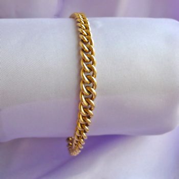 Curb Link Bracelet 9ct Graduated Curb-Link Bracelet